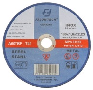 INOX DISK 180X1,6mm NA REZANIE KOVOVEJ OCELE LIATINY INOX DROT 180MM 1,6MM
