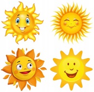 NÁLEPKY NA BIELE FÓLIU NA NÁSTENNÝ NÁBYTOK SUNNY SKY LETO