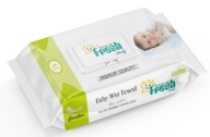 FRESH BABY vlhčené obrúsky (72) zelené