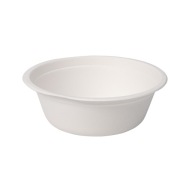 BOWL ECO jednorazová miska biela VYROBENÁ Z TRSTINY 500ml 50 ks