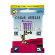 Ihly na šitie ORGAN poloploché microtex 80 ECOBOX