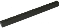 LEGO BEAM 1X16 - ČIERNA Č. 2465 - 1ks.