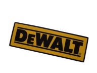 DEWALT NÁLEPKA DEWALT DE WALT NÁRADIE NÁRADIE 10,4 x 3,6 cm