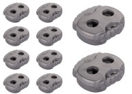 LINE STOPPER KONCOVÁ SPOJKA SILVER 5mm - 10 ks