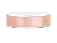 Saténová stuha 25 m x 1,2 cm Broskyňa