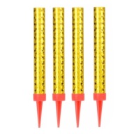 Fontána na zlatú tortu 12 cm - 4 kusy na tortu