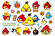 Umývateľné tetovanie pre deti ANGRY BIRDS CG066