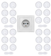 24x ZÁMKA, ZÁSTRČKA, KONTAKTNÁ ZÁSUVKA S PIN + kľúče