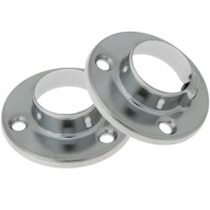2x SADA ROZETY NA TYČ NA ŠATNÍK DO ŠATNÍKA, VNÚTORNÝ PRIEMER 25 mm