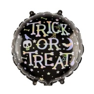 Trick or treat Halloween Party fóliový balón 45 cm