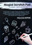 HOLOGRAFICKÉ škrabadlá MAGIC Omaľovánka 40 ARK škrabadlá + ŠTÝLY