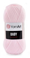 Priadza YarnArt Baby - 853 - bledoružová