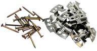 Spony CLAMP na obloženie obkladové spony pre saunu 4MM 100KS