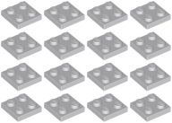 LEGO 3022 TANIER 2x2 svetlosivá NOVINKA == (10g) 16 ks