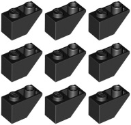 LEGO 3665 SKOS 2x1 čierna NOVINKA (10g) 9 ks.