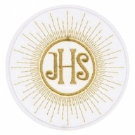 Nášivka emblému IHS Hostia Communion application 015