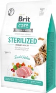 Brit Care Cat bezzrnný sterilizovaný močák 0,4 kg