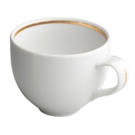 Porcelánová šálka na kávu MariaPaula Natura Złota Linia 250 ml