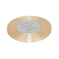 Hladká saténová stuha 6mm x 32mb 1004 Ecru