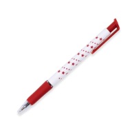 Výsuvné guľôčkové pero 0,5 mm červené