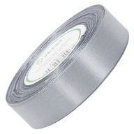 Tmavostrieborná saténová stuha 25mm stuha