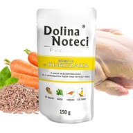 DOLINA NOTECI Prémiové krmivo pre psov Kurča 150g