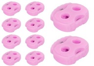 LINE STOPPER KONCOVÁ SVORKA RUŽOVÁ 5mm - 10 ks