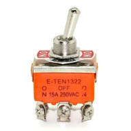 6 PIN ON OFF ON Prepínač do 250V 15A