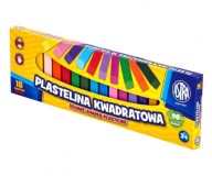 Plastelína Astra štvorec, 18 farieb (83814904