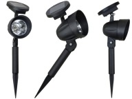solárne svietidlo 3 LED BACKLIGHT reflektor P-243
