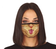 OCHRANNÁ MASKA S POTISKOM MAČKY CAT CAT