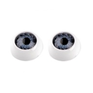 REALISTICKÉ OČI 12 mm - MODROŠEDÉ