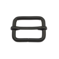 KOVOVÝ REGULÁTOR 25x19 mm - MATNÁ ČIERNA