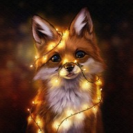 Diamantová mozaika pre deti Líška Fox DIAMANTOVÁ VÝŠIVKA Diamantová maľba 5D