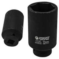 Nárazová hlavica hlboká 32 mm 6-bodová 1/2