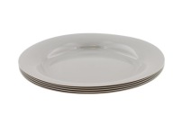 Opätovne použiteľné plastové taniere, 5 kusov