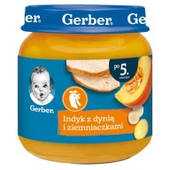 Gerber Obiadek Morčacie tekvicové zemiaky 5 mesiacov 125g