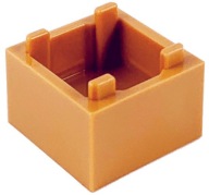 LEGO BOX 2X2X1 STREDNÝ NOUGÁT Č. 35700