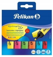 Zvýrazňovač rôznych farieb PELIKAN 814065 6 ks.