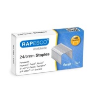 sponky 24/6 1000 ks kancelárske sponky RAPESCO