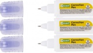 D.Rect rýchloschnúce korektorové pero 12ml x 3 kusy