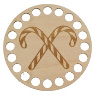 BSZ280-E Podložka podložky - gravírovanie, kruh 10 cm - cukor