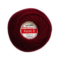 Cordonek Karat 8 bordový 0494 ARIADNA 10g 65m