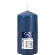 NÁMORNÍCKA MODRÁ cylindrická sviečka, neparfumovaná, SVIEČKA PARAFÍNOVÁ 12CM 38H 260G