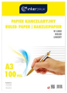 Linkovaný kancelársky papier Interdruk A3, 100 listov