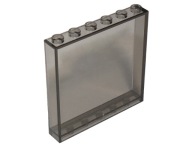 LEGO 59349 NÁSTENNÝ PANEL 1x6x5 trans čierny NOVINKA (6g)