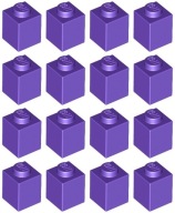 LEGO 3005 BRICK 1x1 fialová (9g) 16 ks.