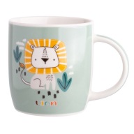 Porcelánový hrnček s potlačou Animals Lion 300ml