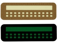 VELCRO ZÁPLATA POLISH FLAG LASER REZANÁ 25x80 M-TAC COYOTE/FLUORESCENCE