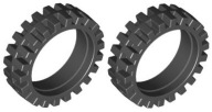 LEGO Tire Ø24x7 čierna/čierna (61254/4541455) x2